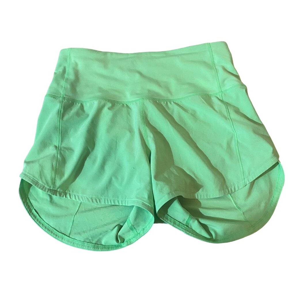 Lululemon Run Speed Shorts – Neon Green – Size 2